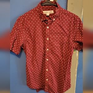 Burgandy Old Navy button-down shirt